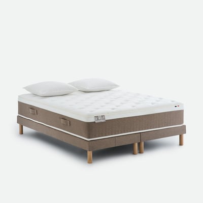 Ensemble matelas hybride Premium, 1326 ressorts, soutien ferme, et sommier LA REDOUTE INTERIEURS