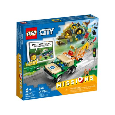 City Missions de sauvetage des animaux sauvages LEGO