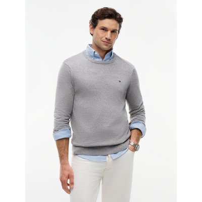 Pull col rond en coton TOMMY HILFIGER