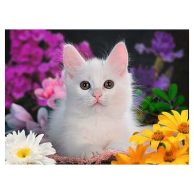 Puzzle 100 p XXL Chat a paillettes RAVENSBURGER