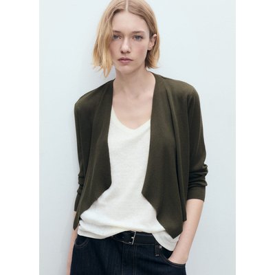Cardigan crop maille MANGO