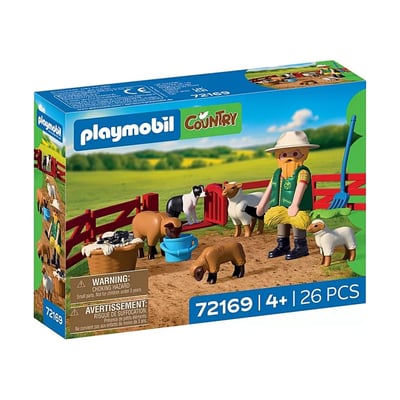 Berger avec enclos à moutons & chien PLAYMOBIL
