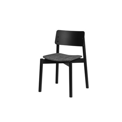 Chaise en bois de hêtre avec assise rembourrée WEM NOO.MA