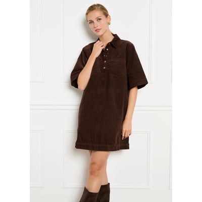 Robe courte en velours côtelé LOLALIZA