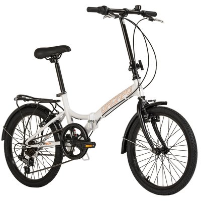 DaCapo Vélo pliant 20'' Vélo pliant Foldtech 6 vitesses RH 32 cm KS