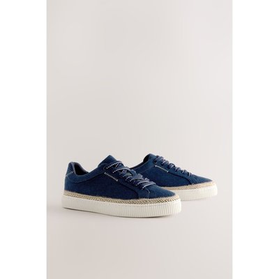 Espadrilles à lacets et semelle épaisse NEXT