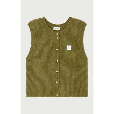 Mouwloos vest met ronde hals EAST AMERICAN VINTAGE