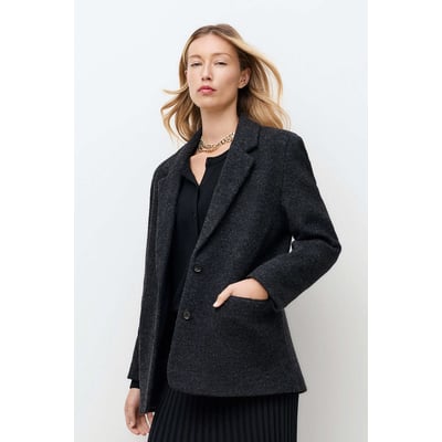Manteau droit col tailleur GIRELLI CAROLL