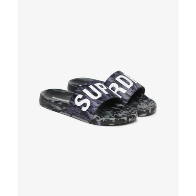 Sandales de piscine à motif camouflage Core SUPERDRY