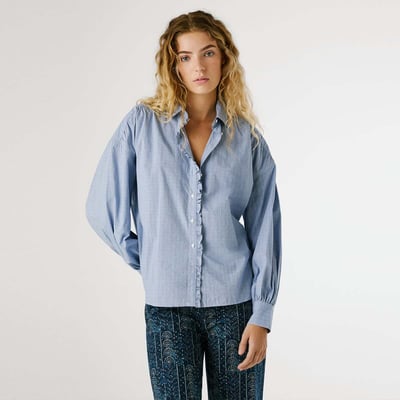 Blouse À Carreaux En Popeline PEPE JEANS
