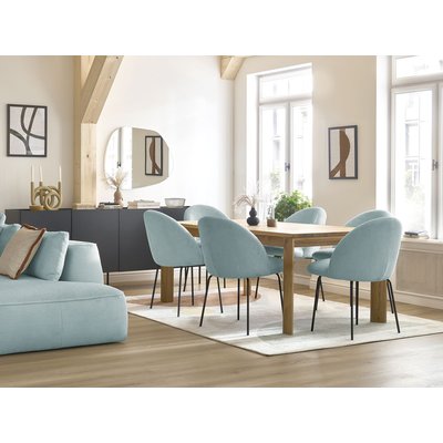Lot de 2 chaises velours côtelé, LALIE BOBOCHIC
