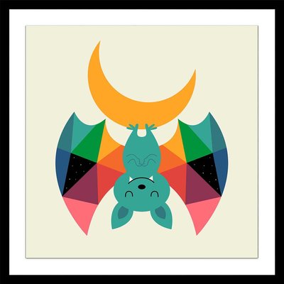 Affiche  chauve souris HEXOA