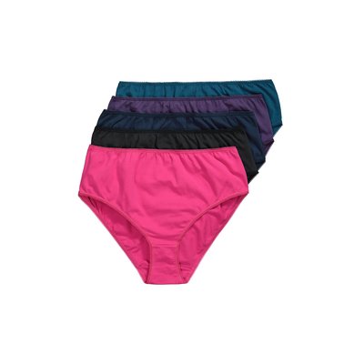 Culottes midi, lot de 5, liseré en dentelle ULLA POPKEN
