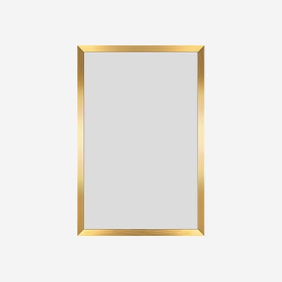 Miroir rectangulaire en aluminium ELYO HABITAT