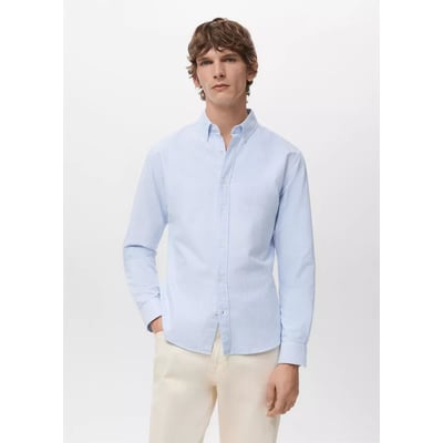 Chemise 100 % coton rayures MANGO MAN