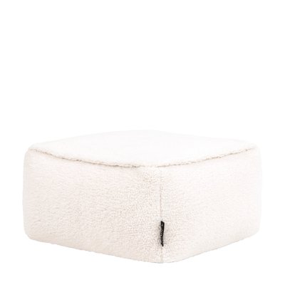Repose-pieds en tissu borg bouclette Oeko-Tex® - AMARA ICON