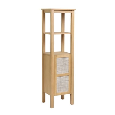 Colonne de salle de bain cannage chêne NESTO MOB IN
