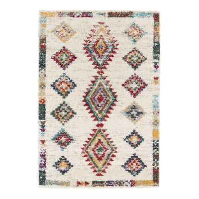 Tapis intérieur doux à motifs ethniques contemporains SIROCCO AFK LIVING
