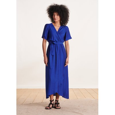 Robe longue fluide en jacquard LA FEE MARABOUTEE