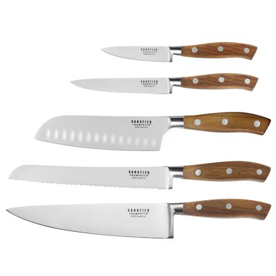 Set de 5 couteaux de cuisine - RYOKAN SABATIER TROMPETTE
