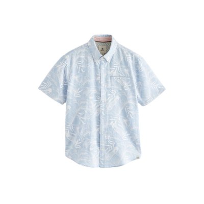 Chemise à manches courtes texturée fleurs NEXT