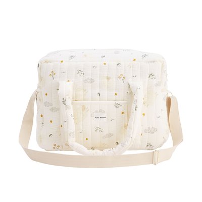 Sac à langer en gaze de coton et tapis de change Câlins PETIT BEGUIN