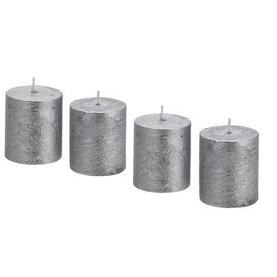Set de 4 bougies cylindriques H5 STRIPES SIA