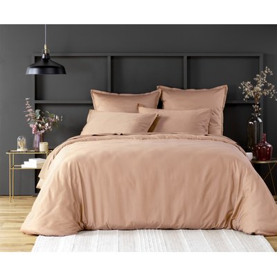 Housse de couette satin de coton lavé unie BATON ROUGE
