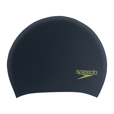 Bonnet de bain pour cheveux longs motif/style logo SPEEDO