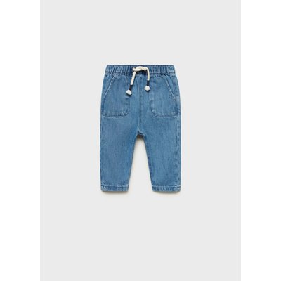 Jean taille élastique cordon MANGO BABY