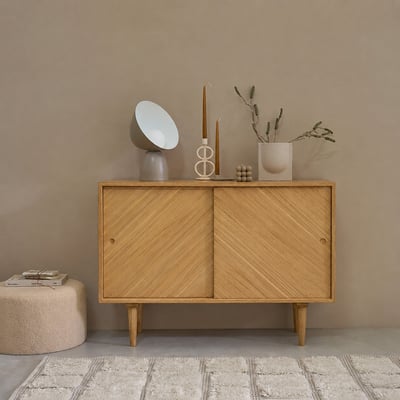 Buffet en bois massif 120 cm  PACÔME BERAH GETAH
