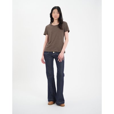 T-shirt Sunny en lin kaki INES DE LA FRESSANGE PARIS