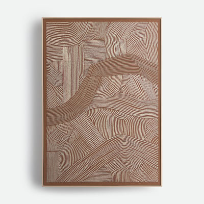 Tableau imprimé en 3D, largeur 85 x hauteur 120 cm, DUNA LA REDOUTE INTERIEURS