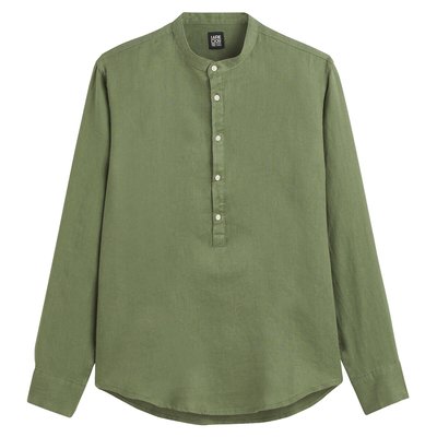 Рубашка френч льняная LA REDOUTE COLLECTIONS