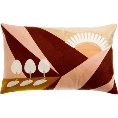Coussin brodé Balade Radieuse EDEN