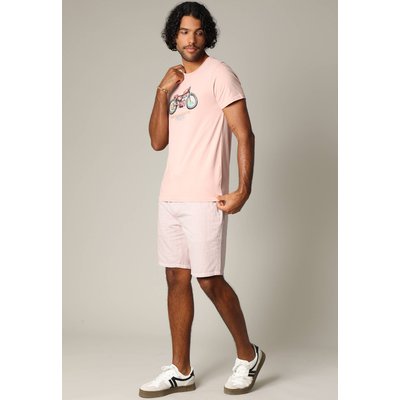 T-shirt classique en jersey de coton avec imprimé moto GASOLINE DEELUXE