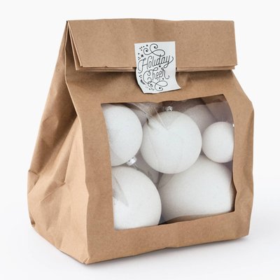 Sac de boules en verre MONOPRIX
