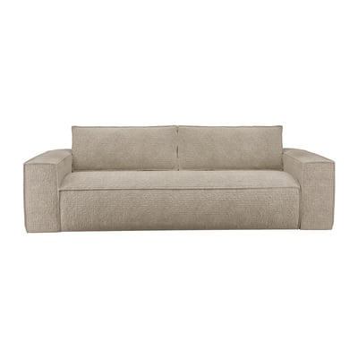 Canapé convertible express 140cm 3 places en velours JOAN SIA HOME