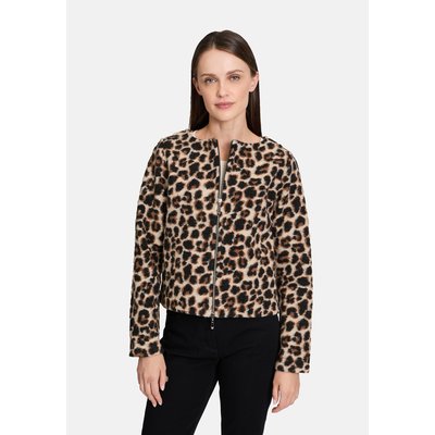 Blazer en laine bouillie à fermeture zippée BETTY BARCLAY