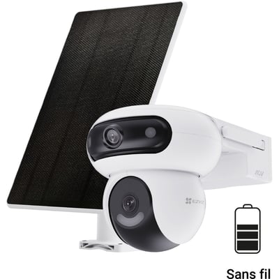 Caméra de surveillance HB90 2k+ + 8W panneau solaire EZVIZ