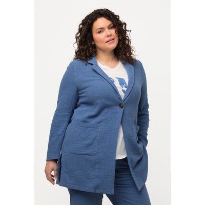 Blazer long avec col à revers, oversized ULLA POPKEN