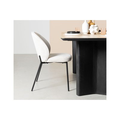 Chaises de salle à manger design en tissu (lot de 2) - NELLY HELLIN, DEPUIS 1862