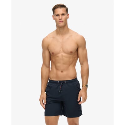 Short de bain haut de gamme brodé longueur 43 cm SUPERDRY