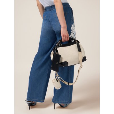 Grand sac fourre-tout réalisé en toile naturelle OLTRE
