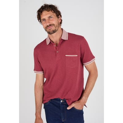 Polo manches courtes en maille reliefée DAMART