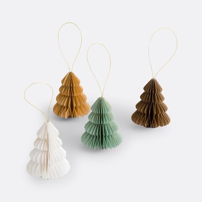 Set van 4 plooibare kerstbomen om op te hangen, Caspar LA REDOUTE INTERIEURS
