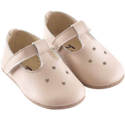 Chaussures bébé cuir souple Star TICHOUPS