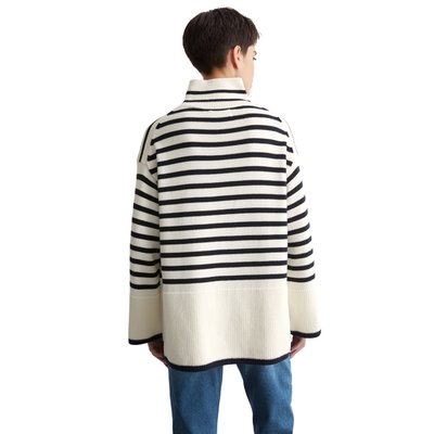Pull oversize en maille avec motif à rayures MARC O'POLO