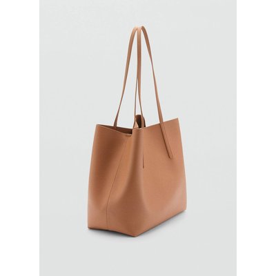 Sac shopper effet grainé MANGO