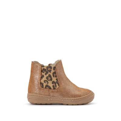 Ботинки на молнии из кожи 19-27 LA REDOUTE COLLECTIONS